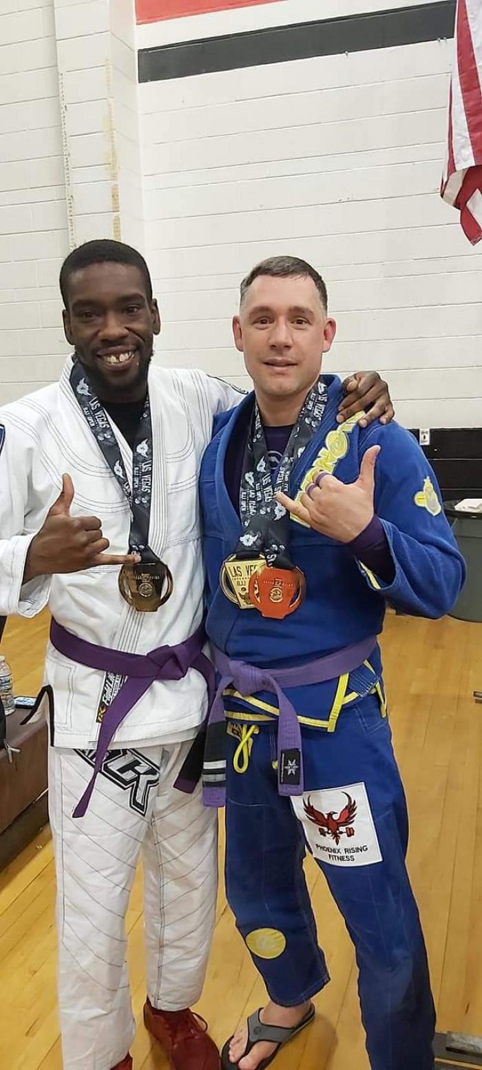 Purple belt · January 15, 2016 · Promoted by Steve Burgess