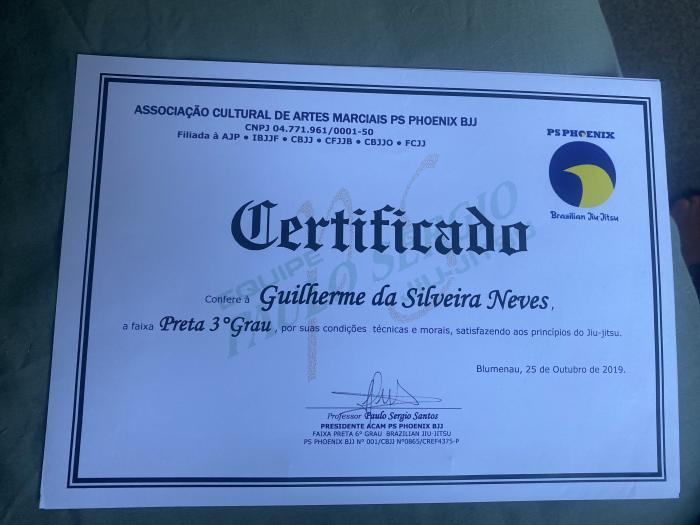 3rd degree certificate