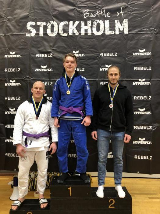 Second place in Battle of Stockholm February 2023. Purple belt class.