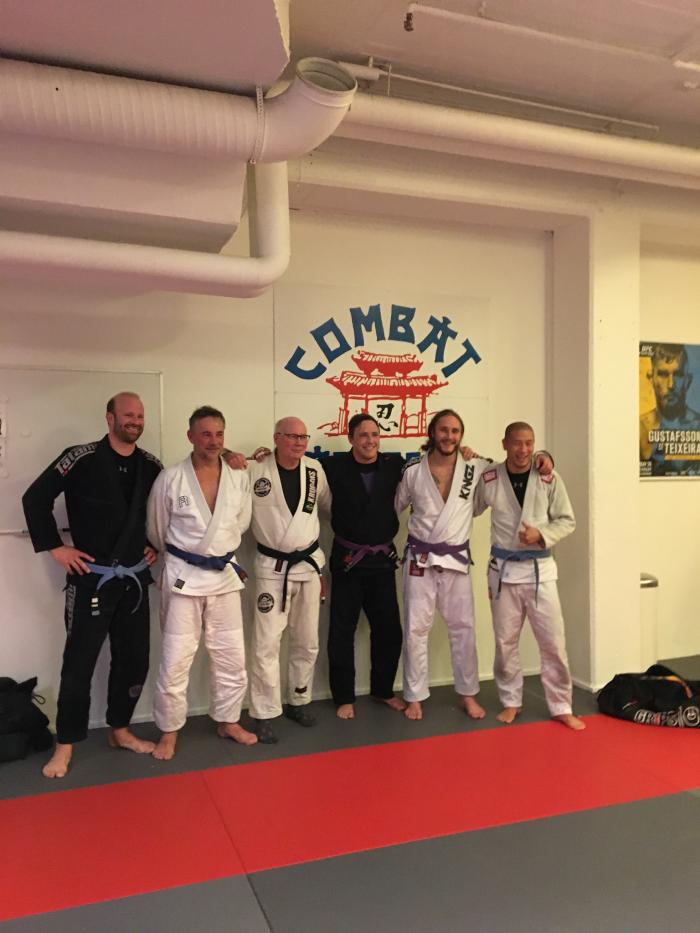 My purple belt promotion back in Oktober of 2020.