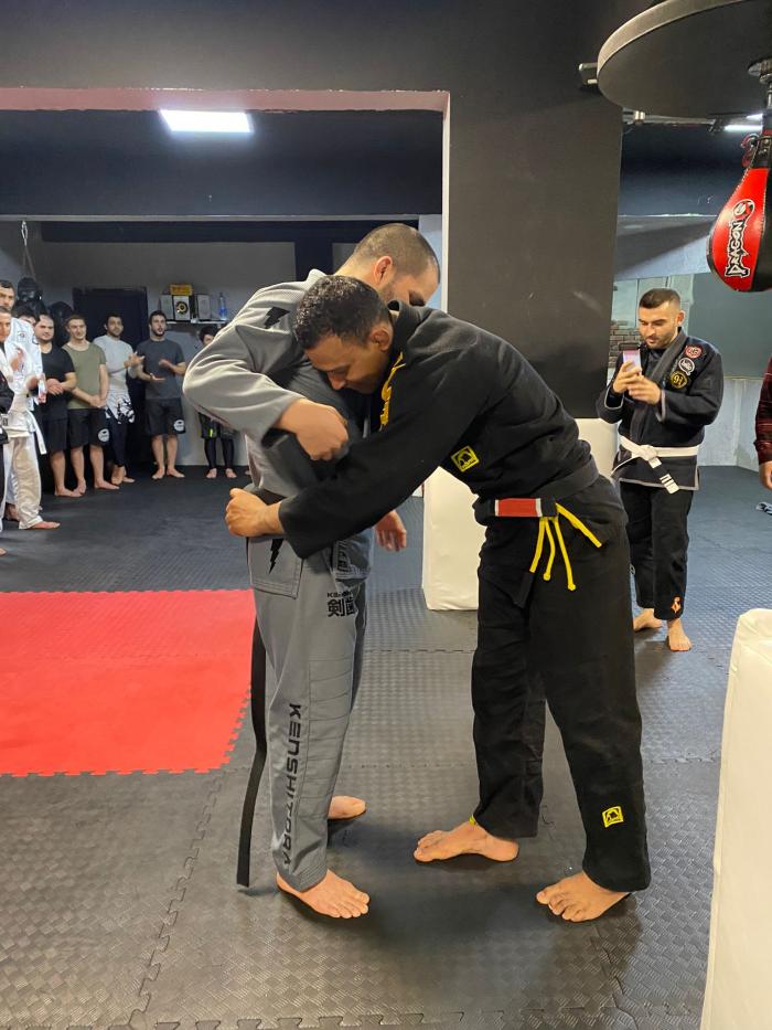 Receiving my Black Belt from Professor Marrom