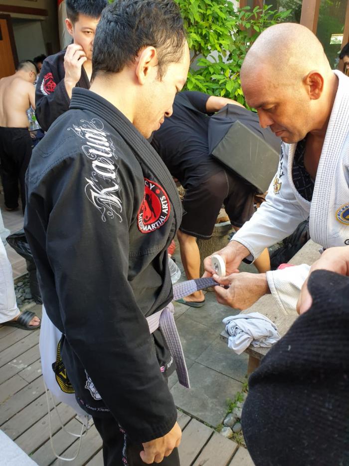 Purple belt · March 31, 2018 · Promoted by Niko Han