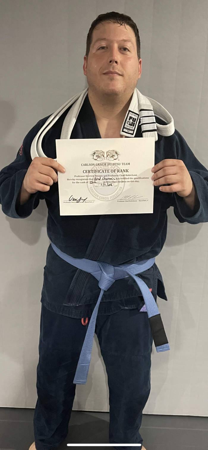 Blue belt · January 7, 2022 · Promoted by Derrick Breaux