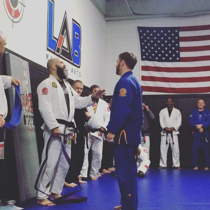 Purple belt · January 20, 2018 · Promoted by Chad LeBrun