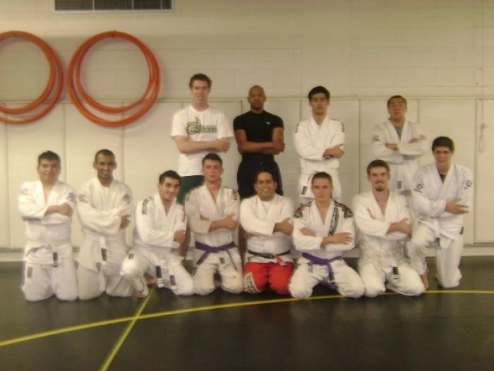 UNC Charlotte BJJ Club Class Picture
