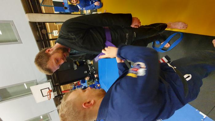 Purple belt · February 28, 2023 · Promoted by Jorgen Matsi