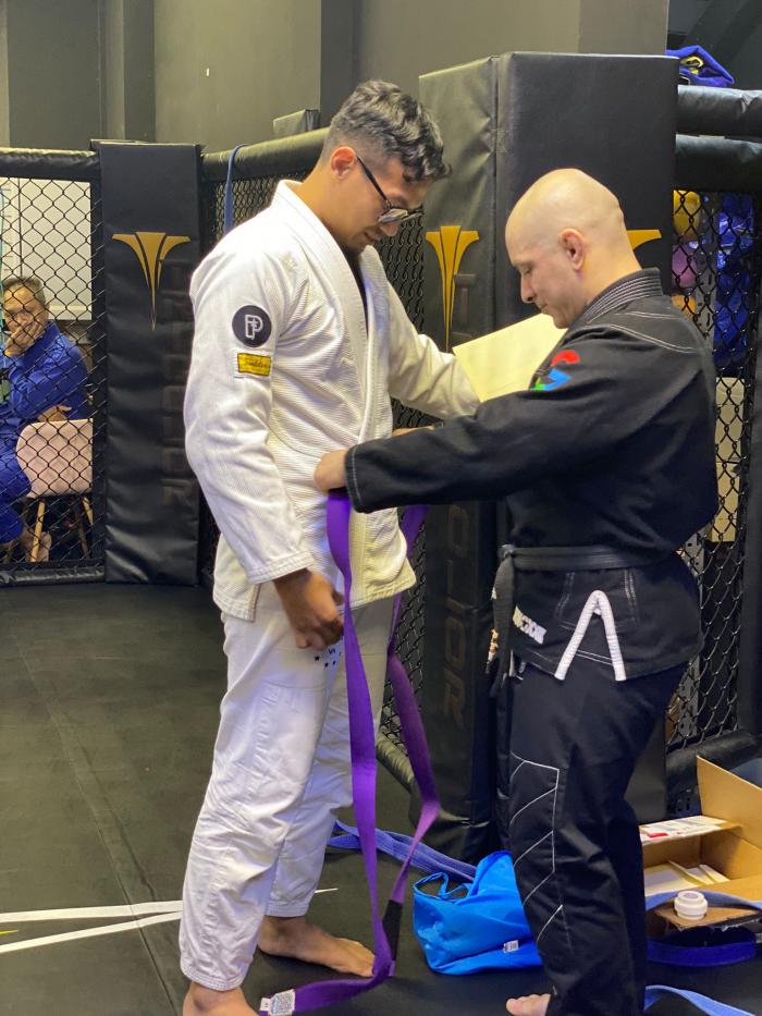 Purple belt · December 3, 2021 · Promoted by Cassiano Trator