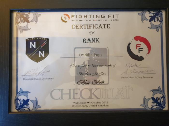 Blue belt · October 9, 2019 · Promoted by Neto Nunes