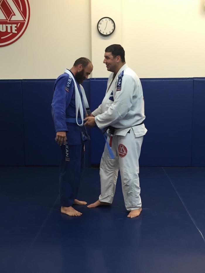 Blue belt · August 1, 2016 · Promoted by Bruno Paulista "Mamute"