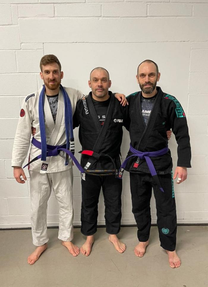Purple belt · January 27, 2022 · Promoted by Marc Barton
