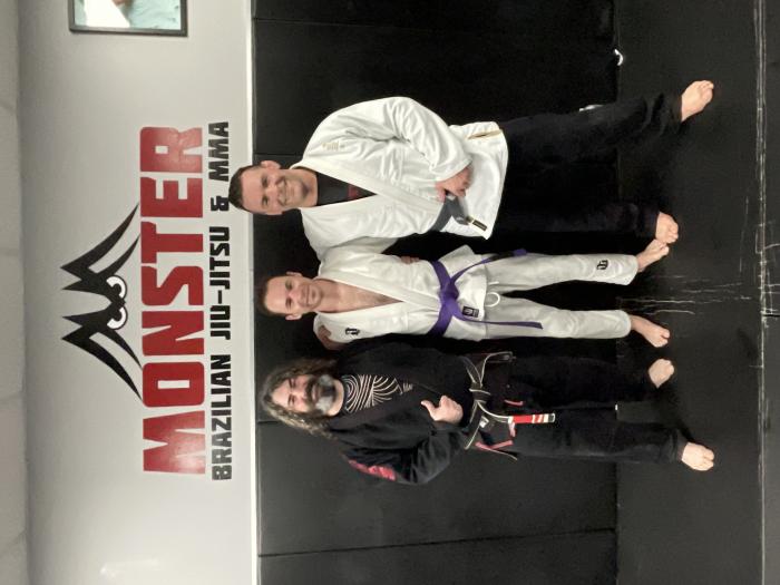 Purple belt · March 8, 2023 · Promoted by Derek Mangi