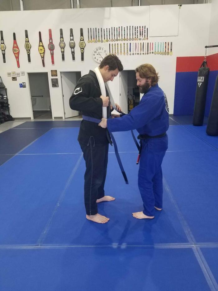 Blue belt · December 3, 2022 · Promoted by John Devall