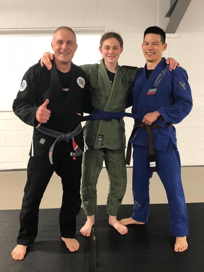Blue belt · July 5, 2021 · Promoted by Marc Barton