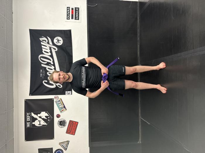 Purple belt · March 6, 2023 · Promoted by Gilbert Olivas