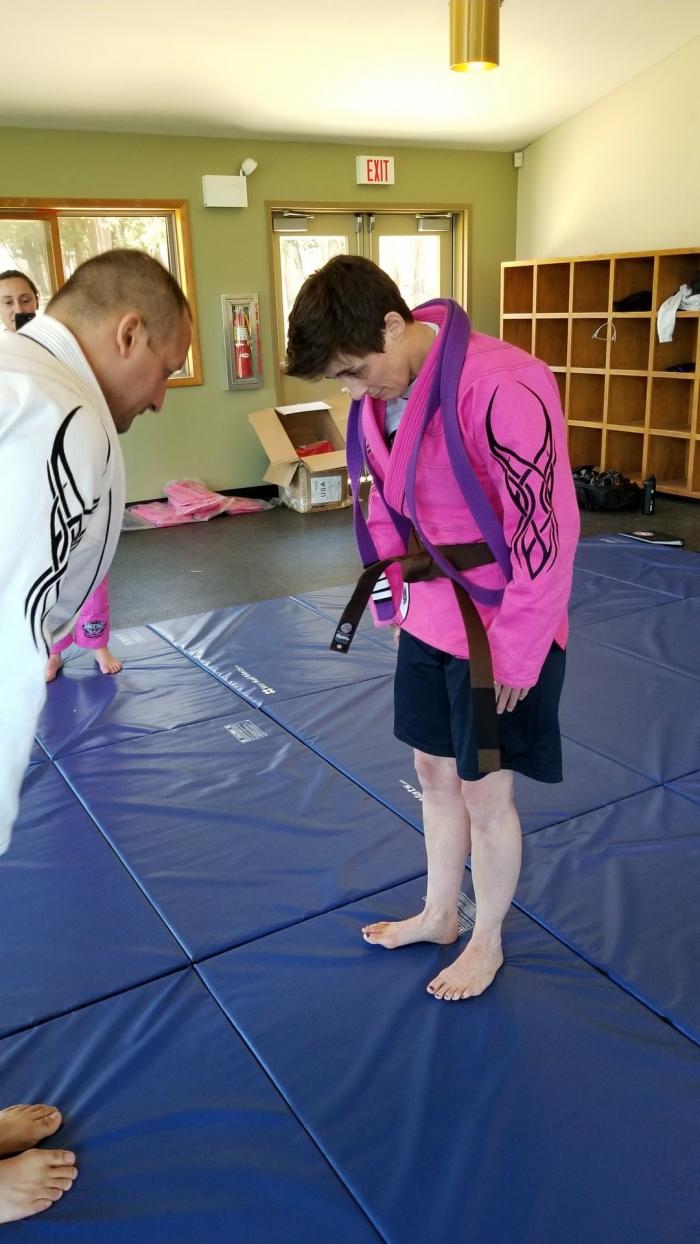 Brown belt · September 9, 2018 · Promoted by Roland Malone