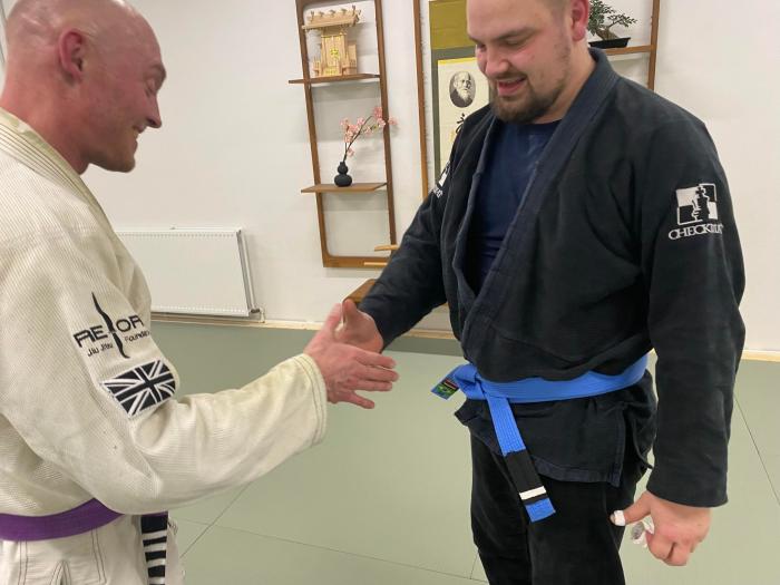 Blue belt · October 15, 2022 · Promoted by Marcelo Yogui