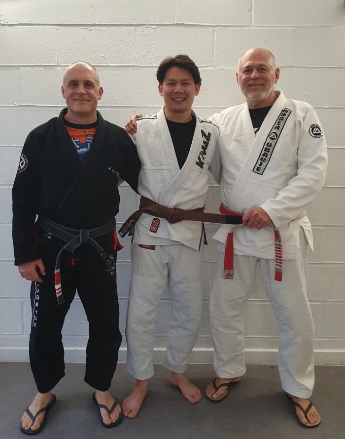Brown belt · December 3, 2022 · Promoted by Marc Barton