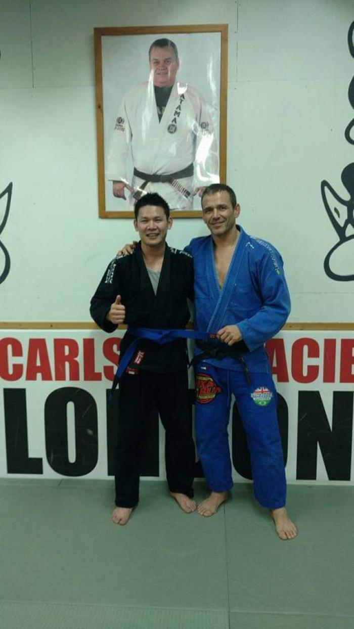 Blue belt · November 18, 2015 · Promoted by Dickie Martin