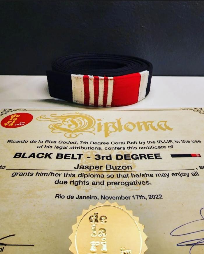 Black belt 3rd degree · November 17, 2022 · Promoted by Thiago Domingues