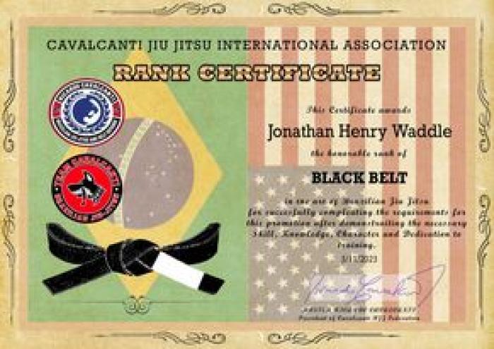 Black belt · March 11, 2023 · Promoted by Ricardo Cavalcanti