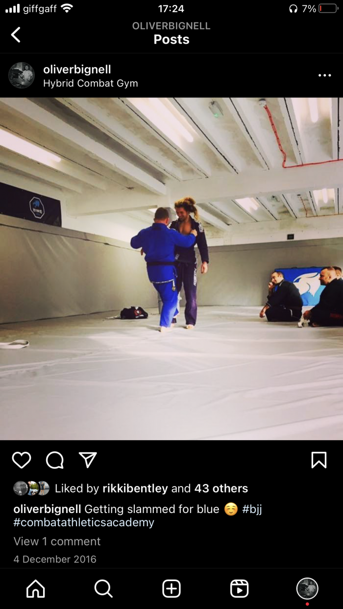 Blue belt · December 4, 2016 · Promoted by Mark Tucker