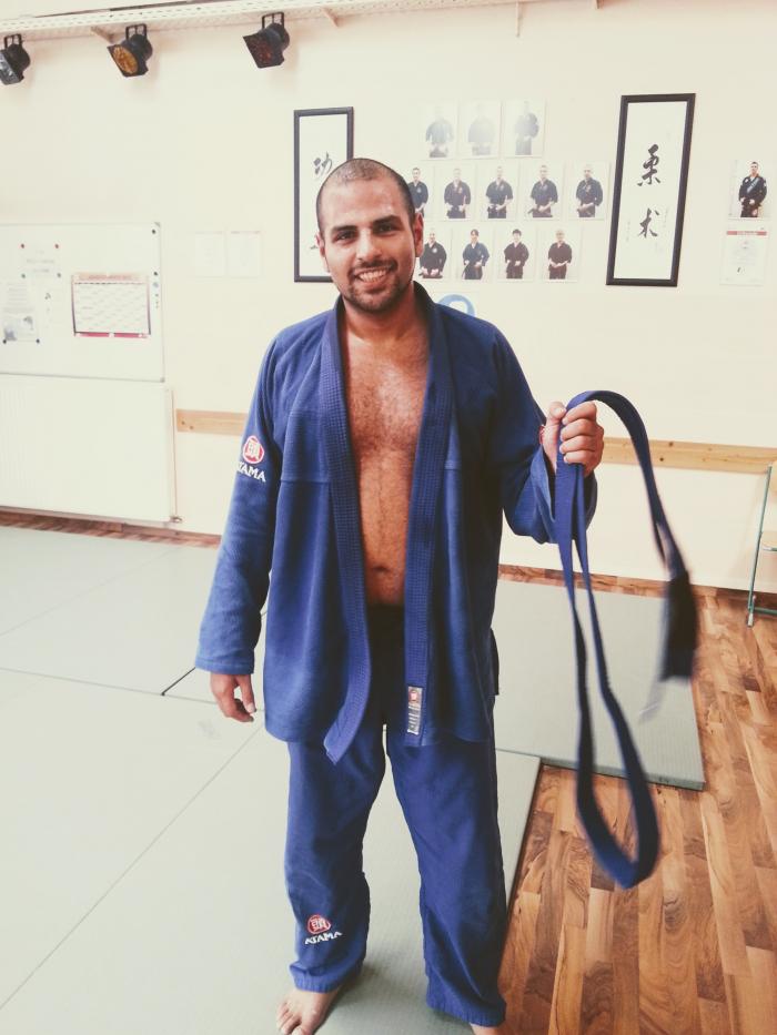 Blue belt · September 1, 2013 · Promoted by Michael Haselein