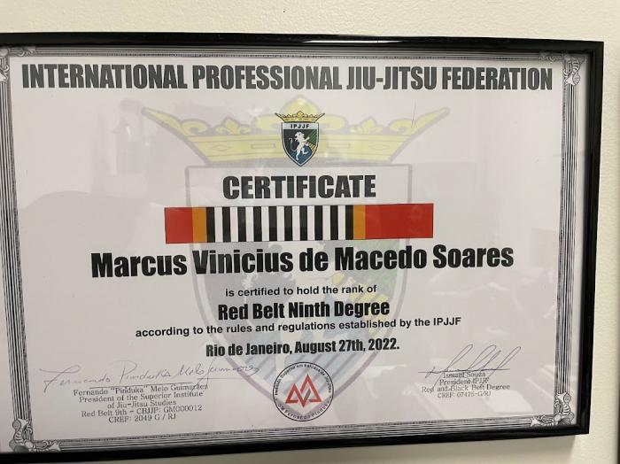 Red belt 9th degree · August 27, 2022 · Promoted by Carlos Rosado