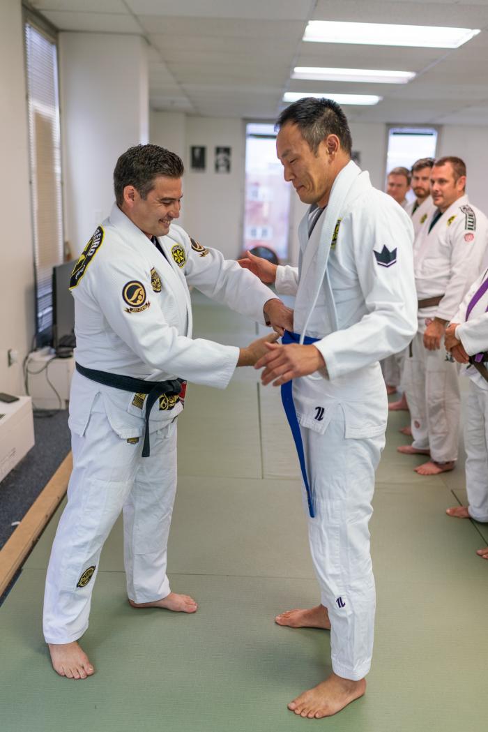 Blue belt · August 29, 2020 · Promoted by Emil Takeuchi