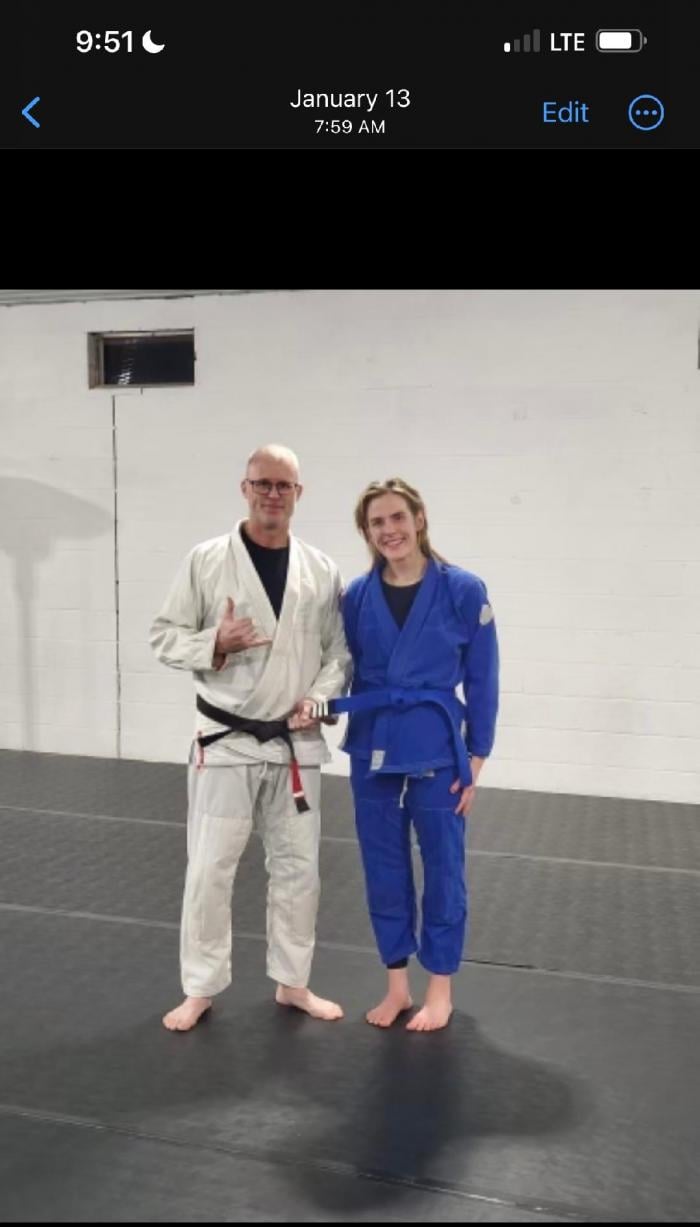 Blue belt · February 24, 2022 · Promoted by Kevin Outten