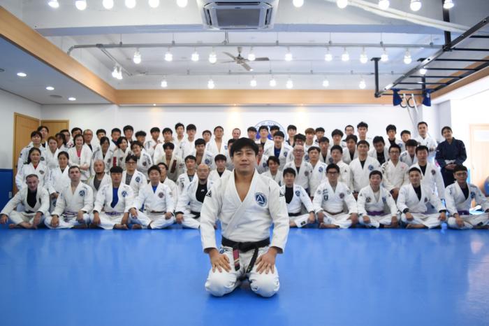 Training at my original academy, Korea BJJ in Seoul, South Korea.