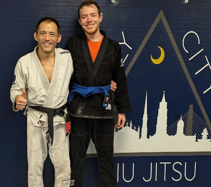 Blue belt · February 22, 2023 · Promoted by Mike Sanda