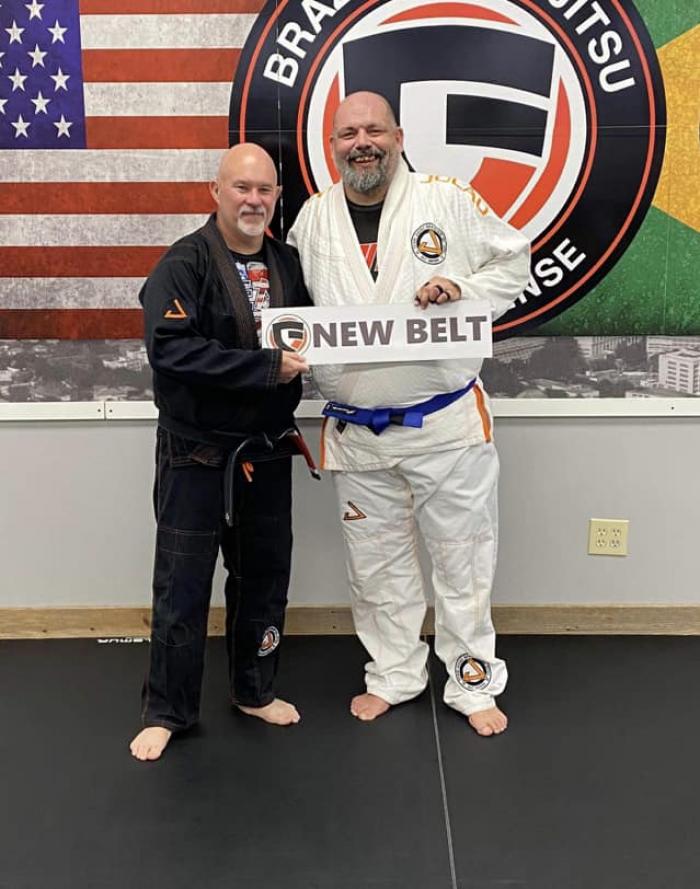 Blue belt · March 20, 2023 · Promoted by Clint Duplechain