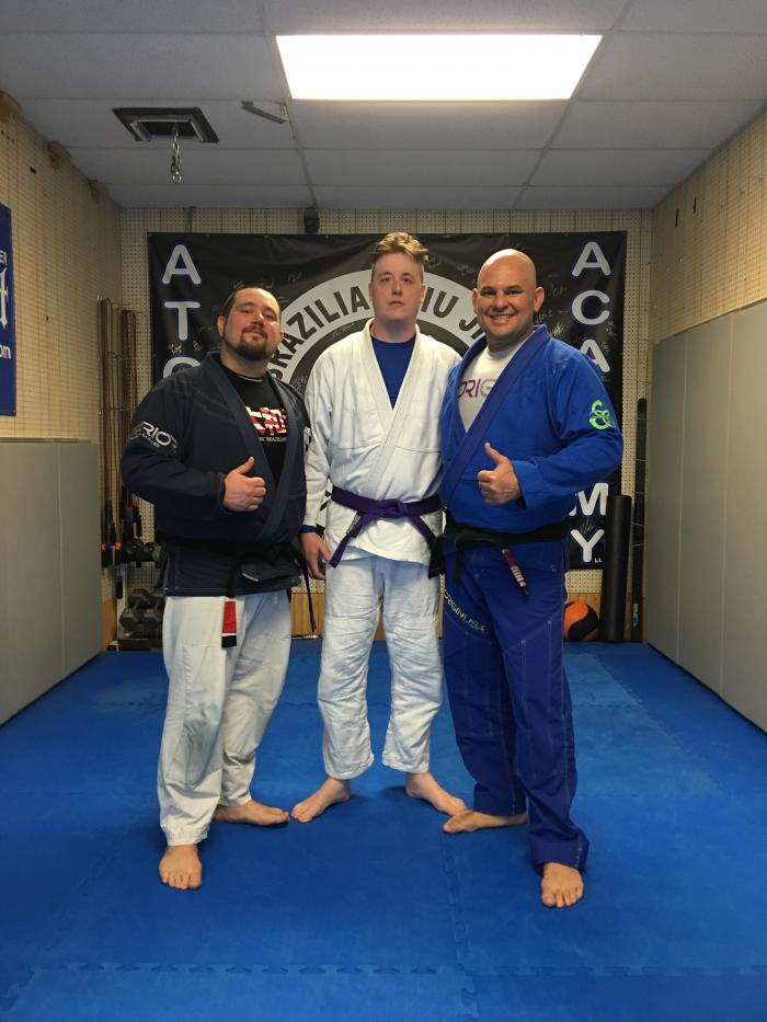 Purple belt · March 3, 2017 · Promoted by Mark Collier