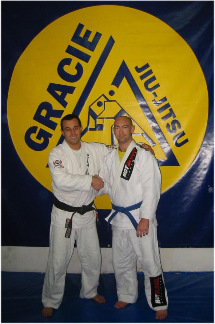 2002, training with Robin Gracie