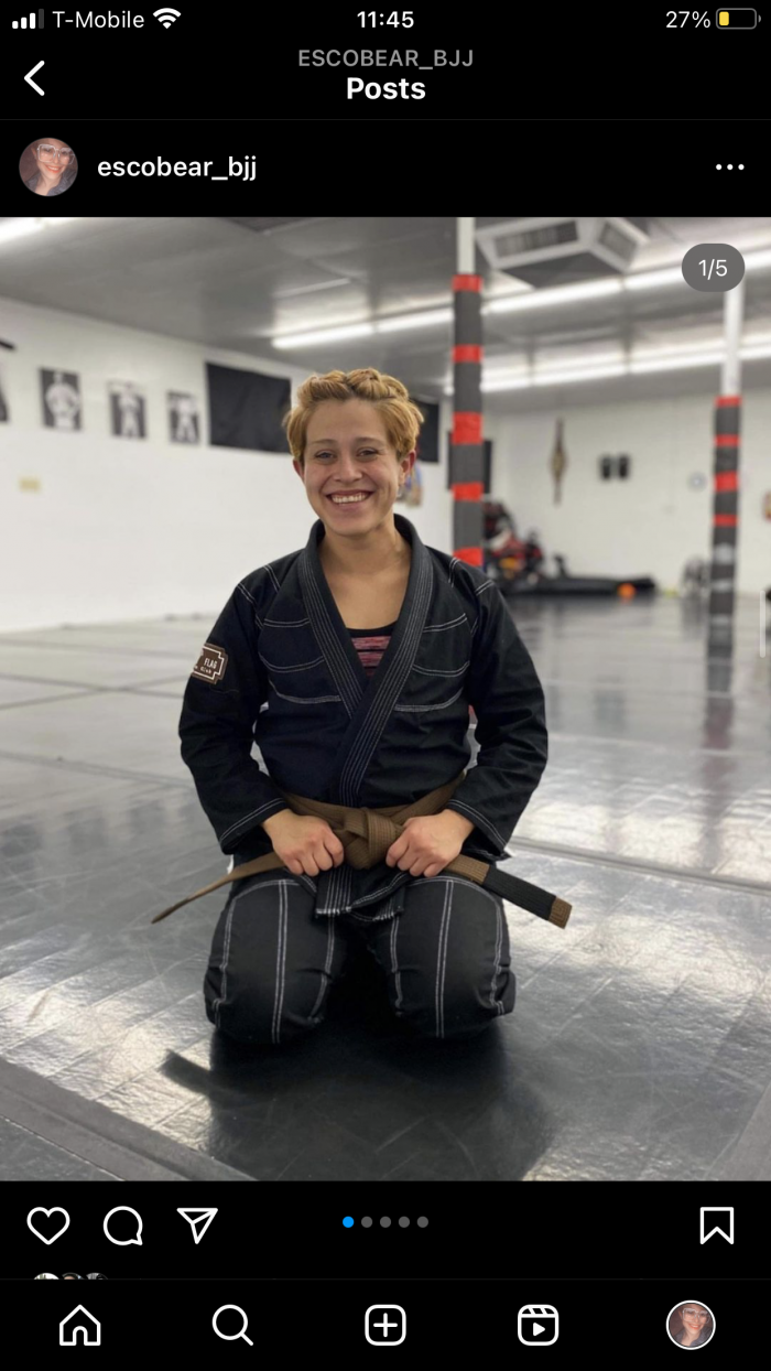 Brown belt · January 27, 2022 · Promoted by Gilbert Olivas