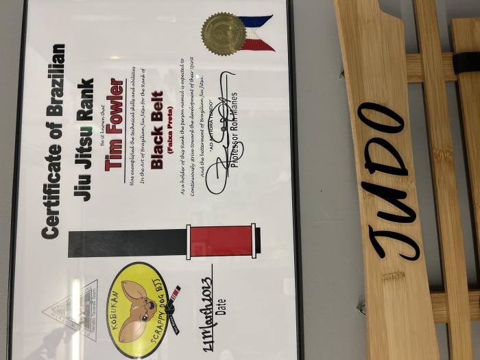 Black belt · March 21, 2023 · Promoted by Ron Manes