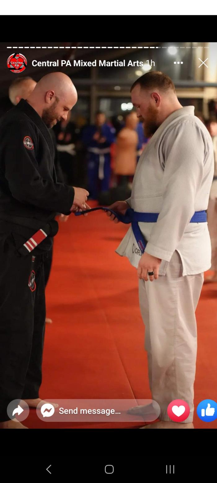 Blue belt · July 19, 2022 · Promoted by Ryan Gruhn