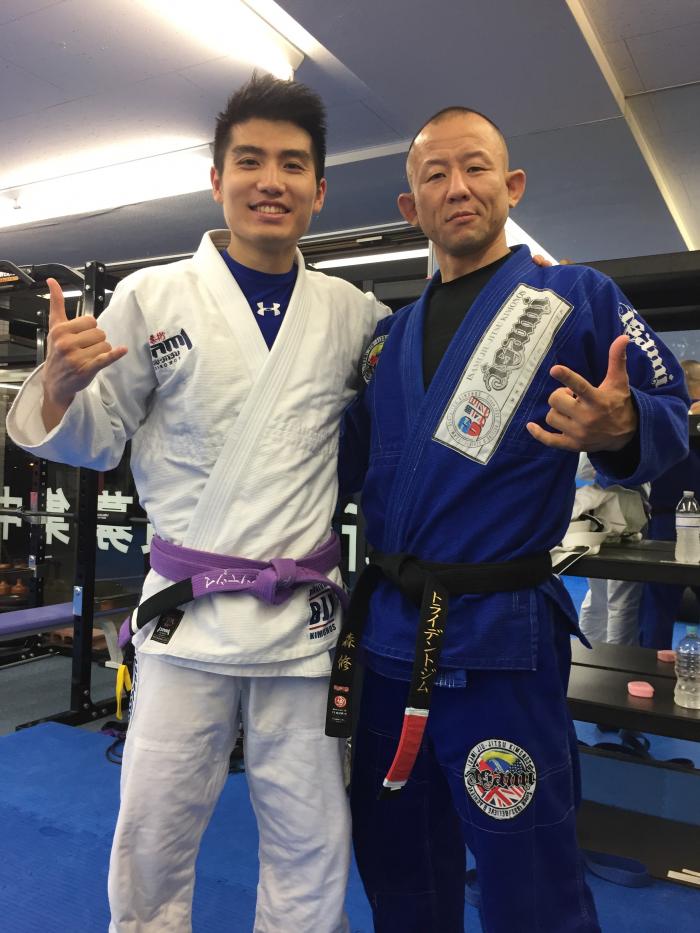 Purple belt · January 25, 2017 · Promoted by Osamu Mori