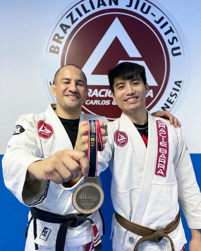 with prof Alisson Braga - Gracie Barra South Jakarta