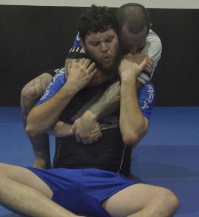 Drilling the secret 3 arm choke that you only learn when you get your black belt