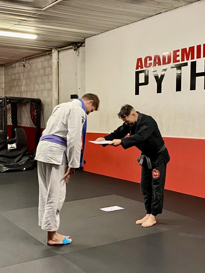 Purple belt · March 24, 2023 · Promoted by Emmanuel Fernandez