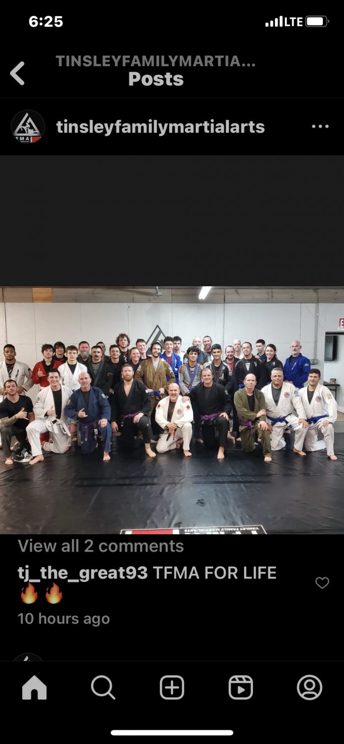 Purple belt · October 3, 2022 · Promoted by Donald Tinsley