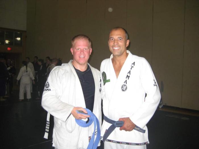 Blue belt · March 17, 2012 · Promoted by Royce Gracie