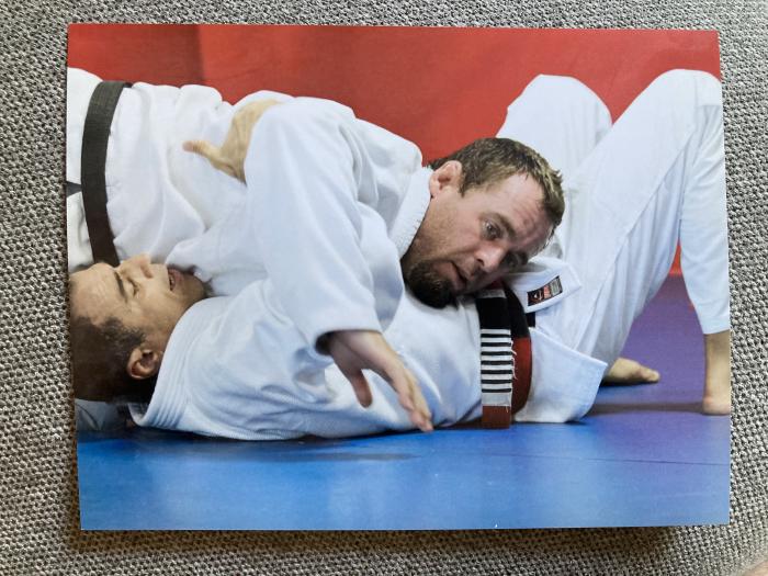 Me rolling with Royler Gracie