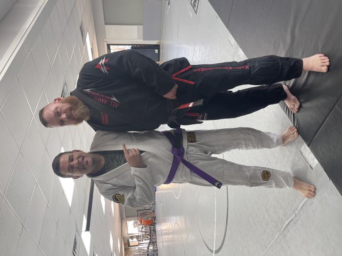 Purple belt · December 17, 2022 · Promoted by Rocky Budhri