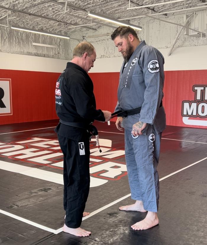 Black belt 1st degree · December 11, 2022 · Promoted by Prof Allen Mohler 5th Degree Black Belt (direct under Maestre Romero Jacare Cavalcanti