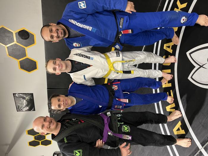 Purple belt · January 28, 2023 · Promoted by Steve Matias