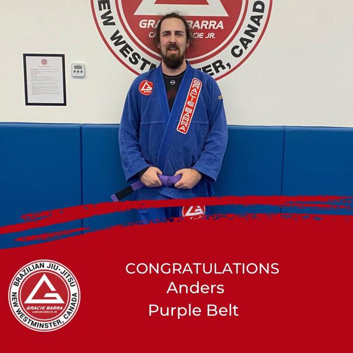 Purple belt · May 3, 2023 · Promoted by Raz Chan