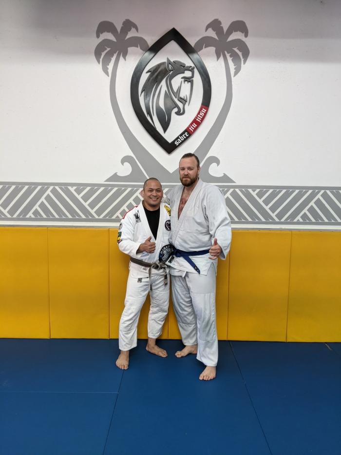 Blue belt · April 10, 2021 · Promoted by Bryant Pangelinan