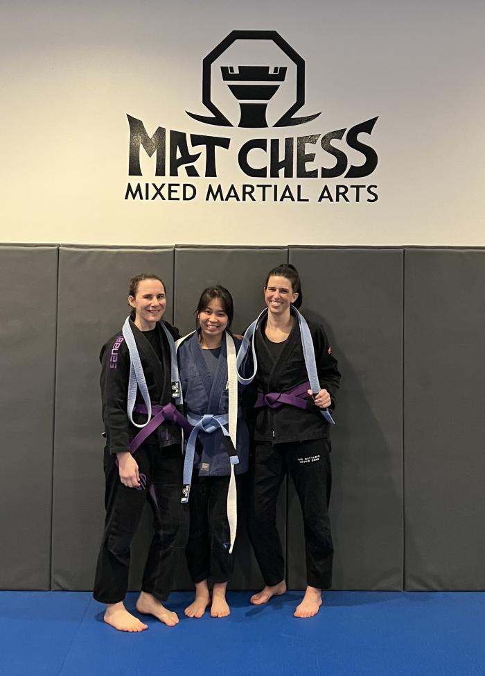 Purple belt · April 4, 2023 · Promoted by Andrew Perkins, Mat Chess MMA